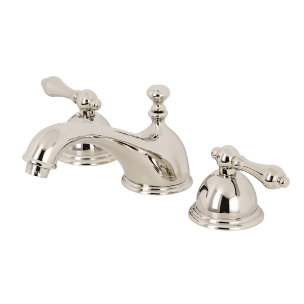 Kingston Brass KS3966AL 8" Widespread Bathroom Faucet, Polished Nickel KS3966AL - main